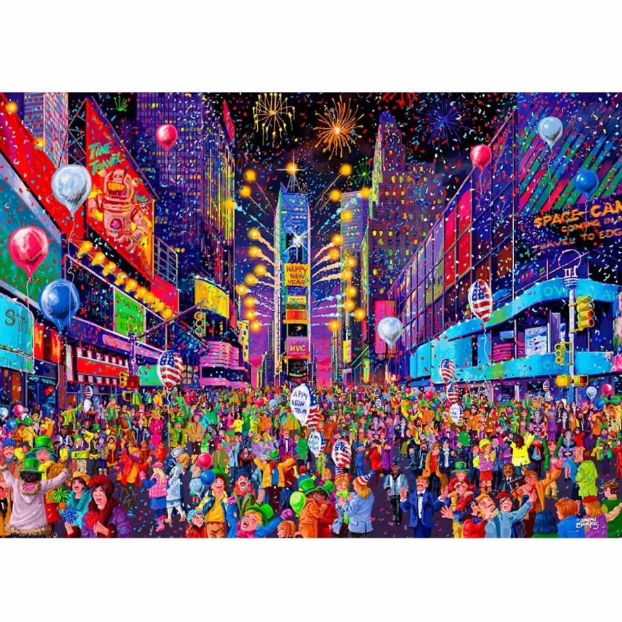 Wooden Jigsaw Puzzles Wooden City | New Year'S Eve 500 Wooden Puzzle