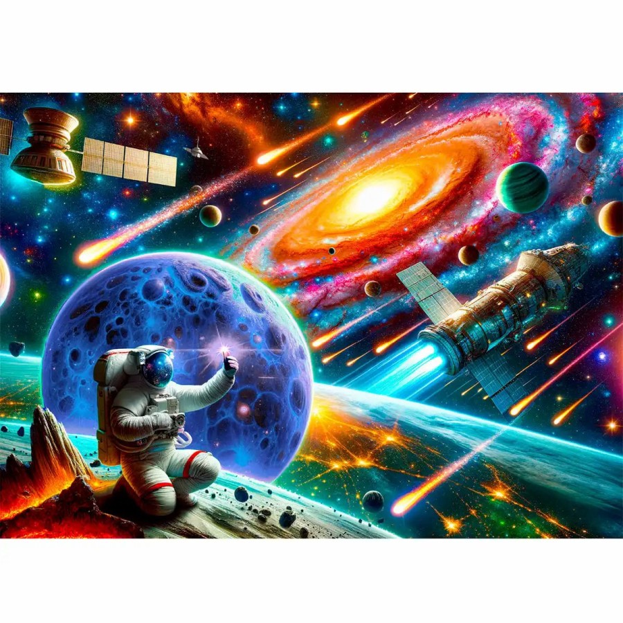 Wooden Jigsaw Puzzles Wooden City | Wooden Puzzle 1000 Cosmic Exploration