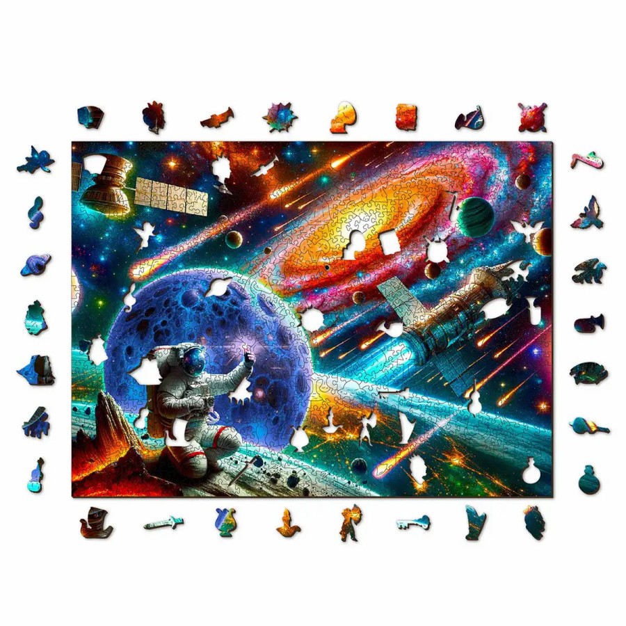 Wooden Jigsaw Puzzles Wooden City | Wooden Puzzle 1000 Cosmic Exploration