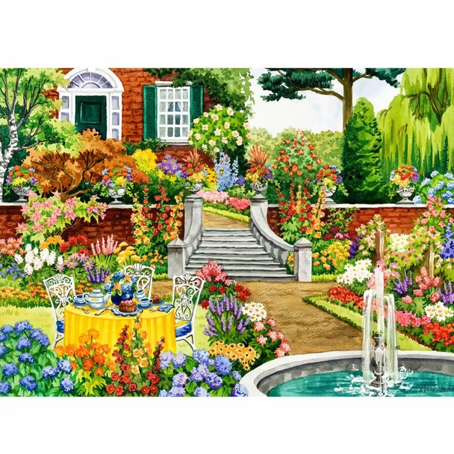 Wooden Jigsaw Puzzles Wooden City | Garden Five O'Clock 1000 Wooden Puzzle