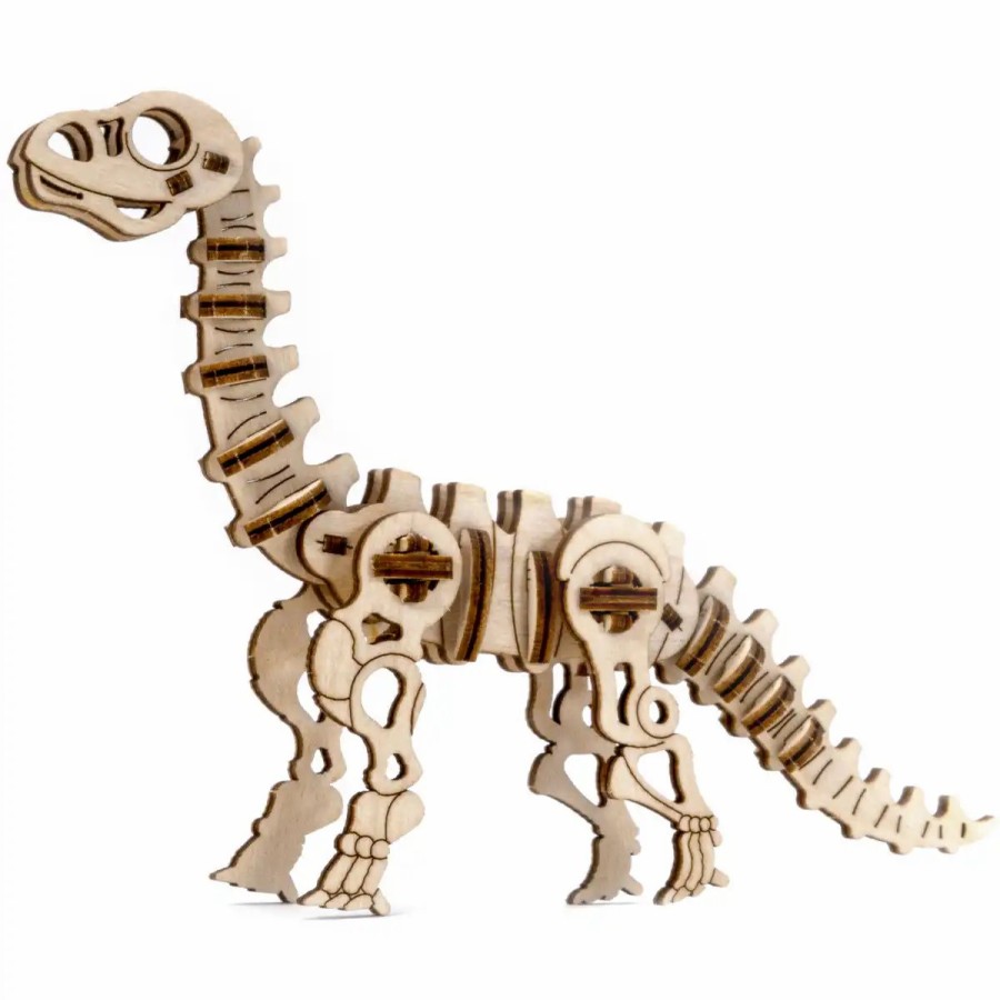 3D Wooden Puzzles Wooden City | 3D Wooden Dino Puzzle – Diplodocus