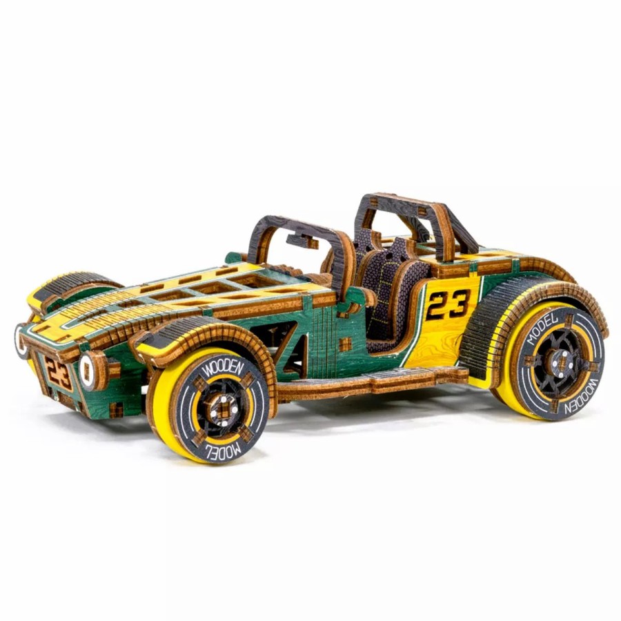 3D Wooden Puzzles Wooden City | 3D Wooden Car Puzzle – Roadster Limited Edition