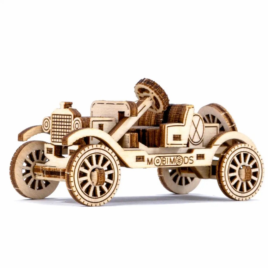 3D Wooden Puzzles Wooden City | 3D Wooden Car Puzzle – Retro Ride 2