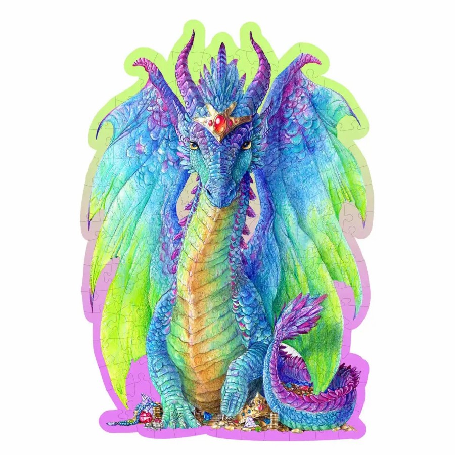 Wooden Jigsaw Puzzles Wooden City | Magnificent Dragon 150 Wooden Puzzle