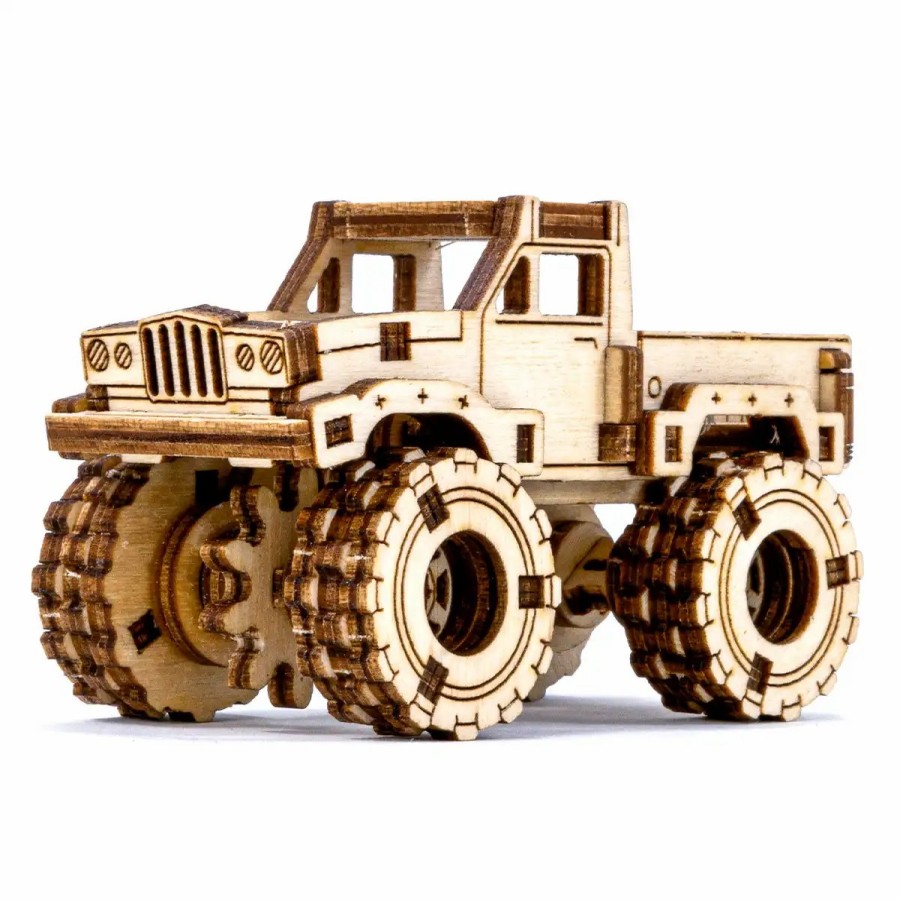 3D Wooden Puzzles Wooden City | 3D Wooden Car Puzzle – Monster Truck 3