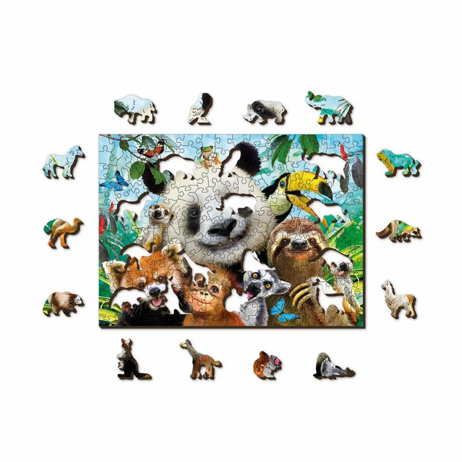 Wooden Jigsaw Puzzles Wooden City | Welcome To The Jungle 200 Wooden