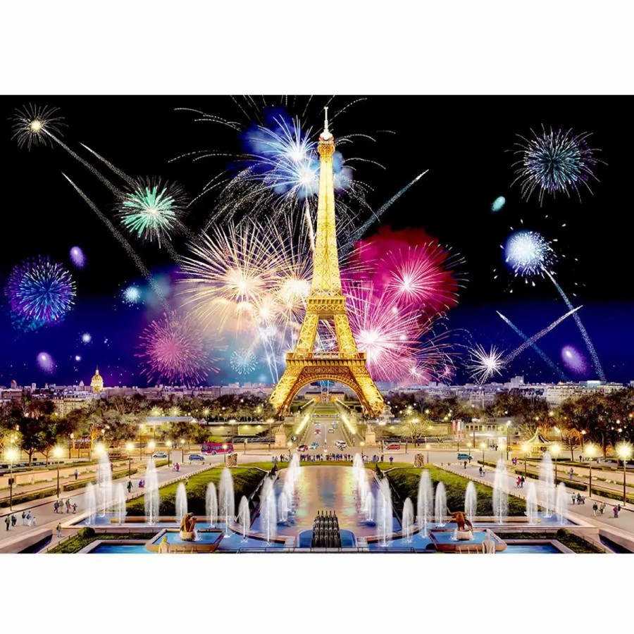 Wooden Jigsaw Puzzles Wooden City | Paris By Night 500 Wooden Puzzle