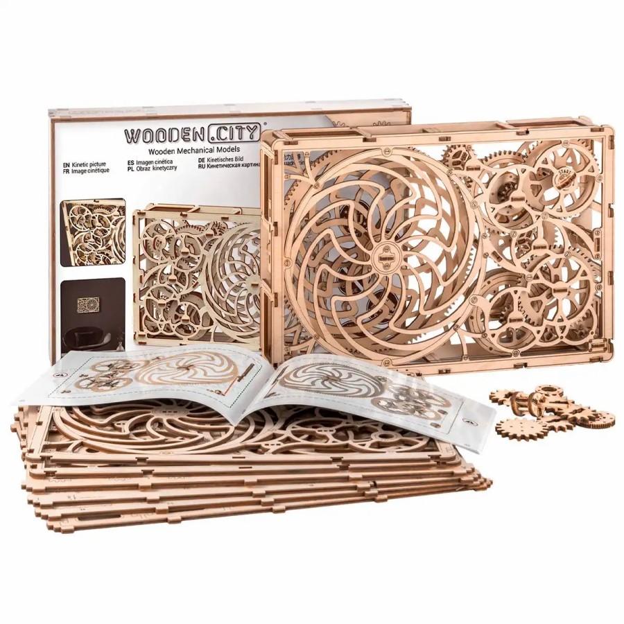 3D Wooden Puzzles Wooden City | 3D Wooden Puzzle – Kinetic Picture