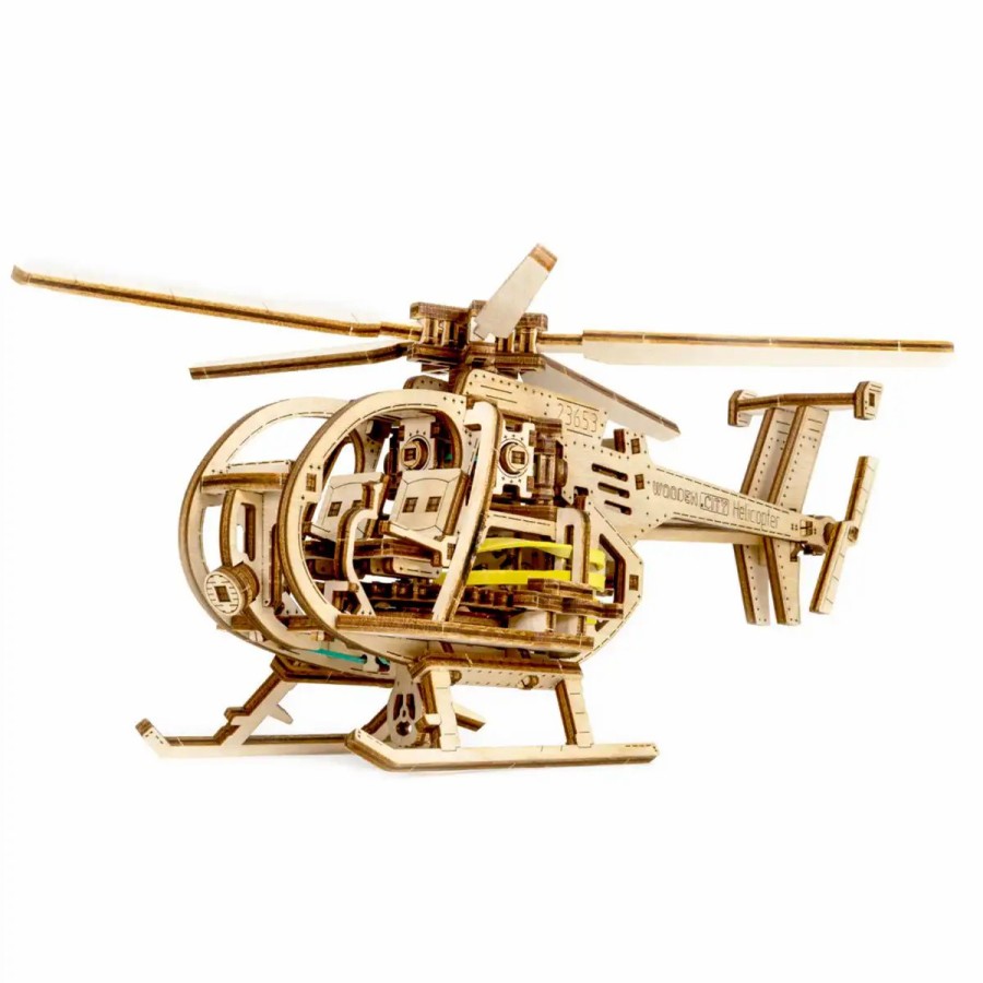 3D Wooden Puzzles Wooden City | 3D Wooden Helicopter Puzzle – Helicopter