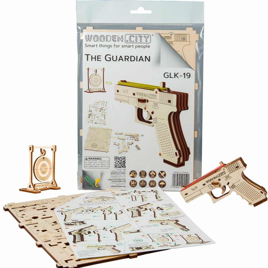 3D Wooden Puzzles Wooden City | 3D Wooden Gun Puzzle – The Guardian Glk-19