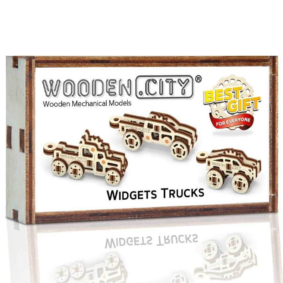 3D Wooden Puzzles Wooden City | 3D Wooden Car Puzzle – Widgets Trucks