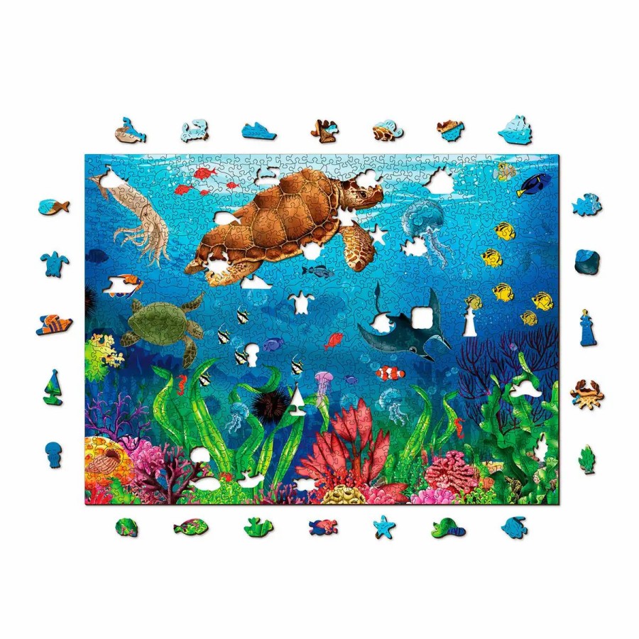 Wooden Jigsaw Puzzles Wooden City | Diving Paradise 600 Wooden Puzzle