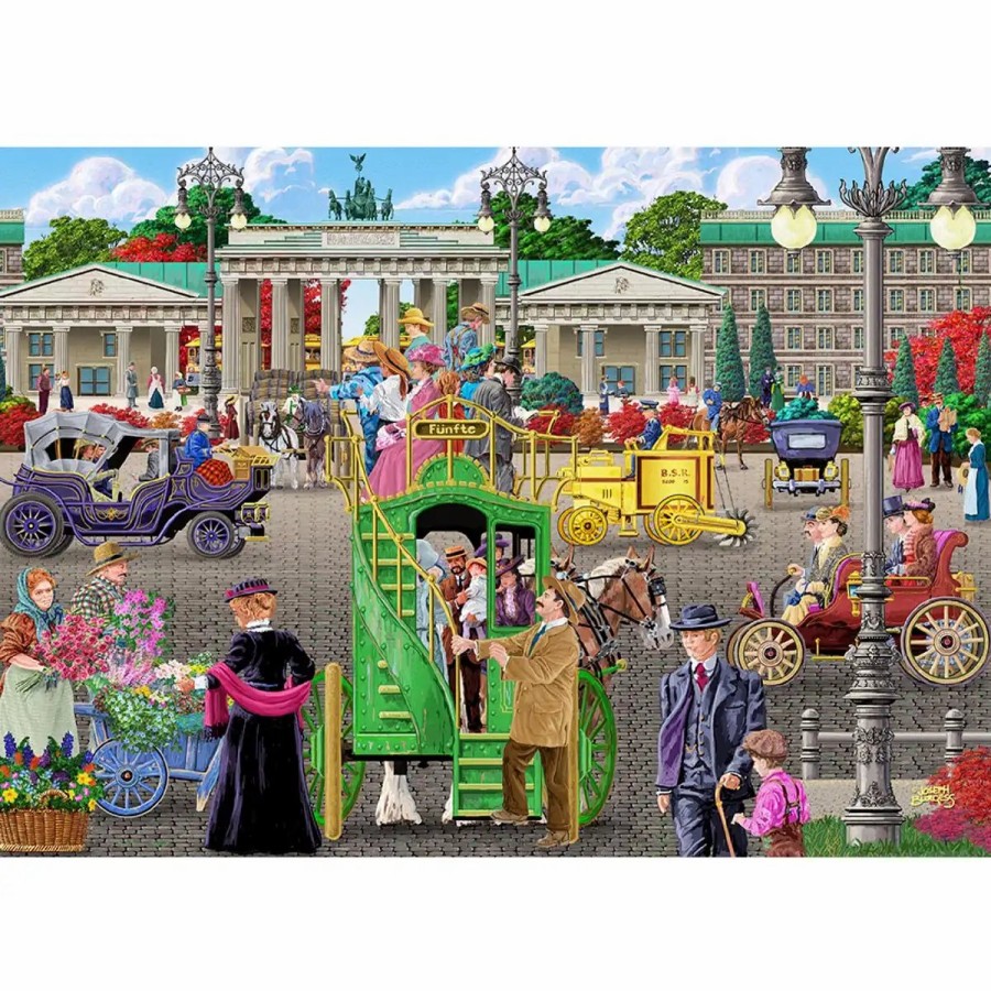 Wooden Jigsaw Puzzles Wooden City | Paris Square In Berlin 500 Wooden Puzzle