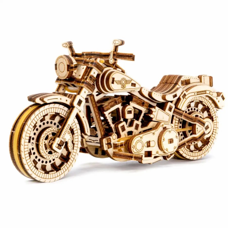 3D Wooden Puzzles Wooden City | 3D Wooden Motorbike Puzzle – Cruiser V-Twin