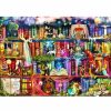 Wooden Jigsaw Puzzles Wooden City | Treasure Hunt Bookshelf 1000 Wooden Puzzle