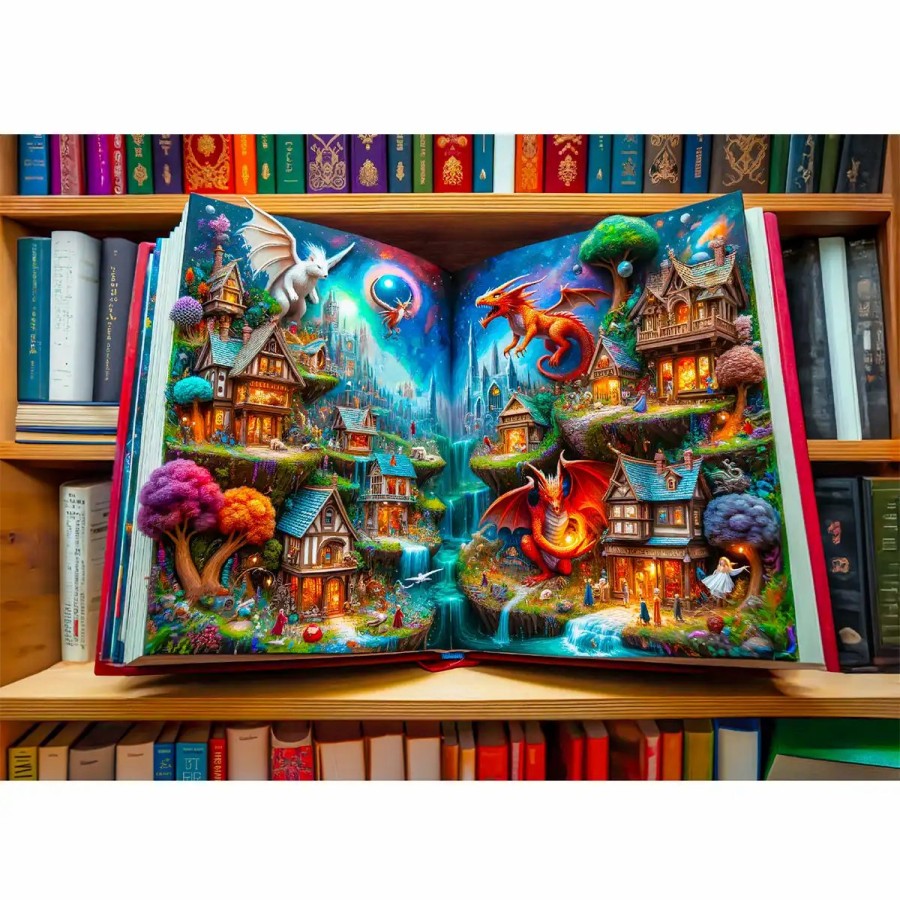 Wooden Jigsaw Puzzles Wooden City | Wooden Puzzle 1000 Enchanted Tales