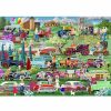 Wooden Jigsaw Puzzles Wooden City | Vintage Cars 1000 Wooden Puzzle