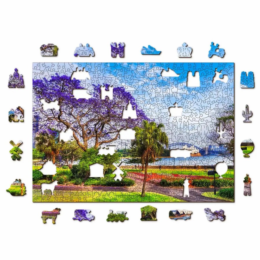 Wooden Jigsaw Puzzles Wooden City | Sydney, Spring 500 Wooden Puzzle