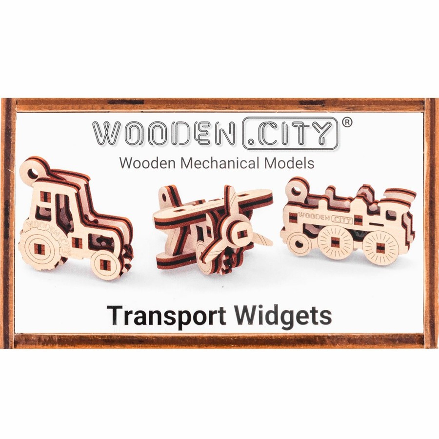 3D Wooden Puzzles Wooden City | 3D Wooden Puzzle – Transport Widgets