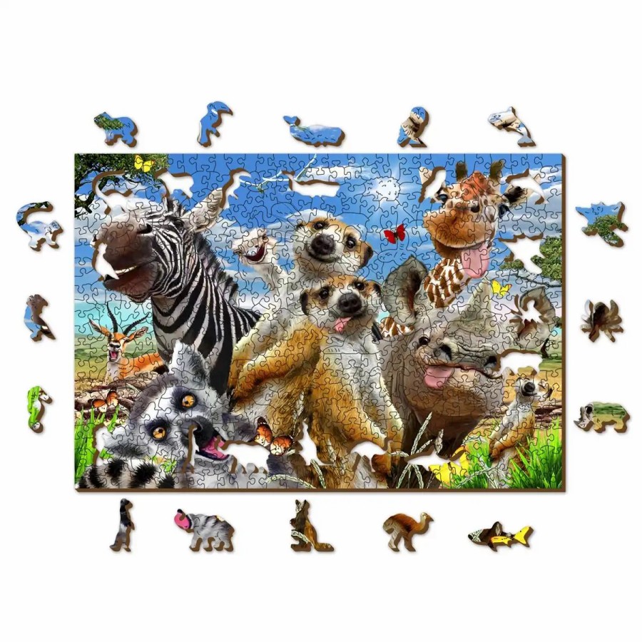 Wooden Jigsaw Puzzles Wooden City | Welcome To Africa 500 Wooden Puzzle