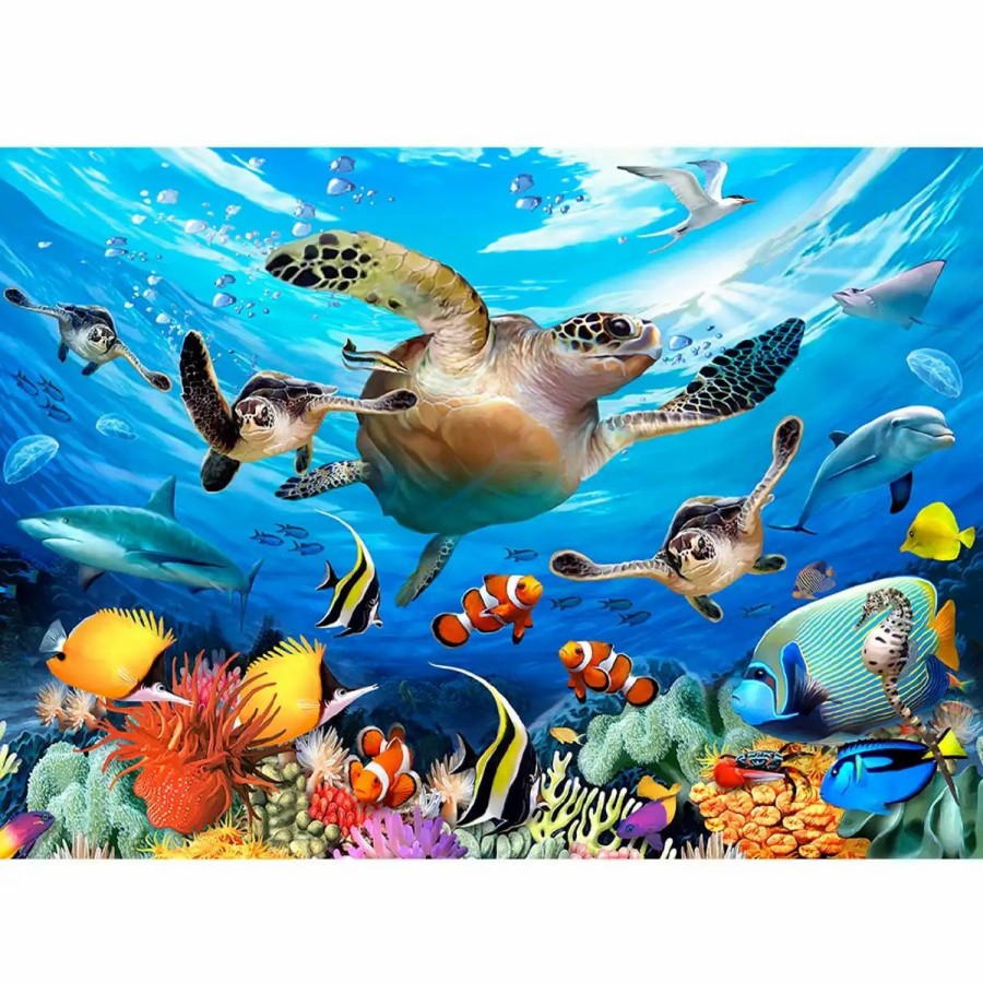 Wooden Jigsaw Puzzles Wooden City | Ocean Life 200 Wooden Puzzle