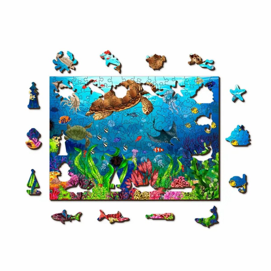 Wooden Jigsaw Puzzles Wooden City | Diving Paradise 200 Wooden Puzzle