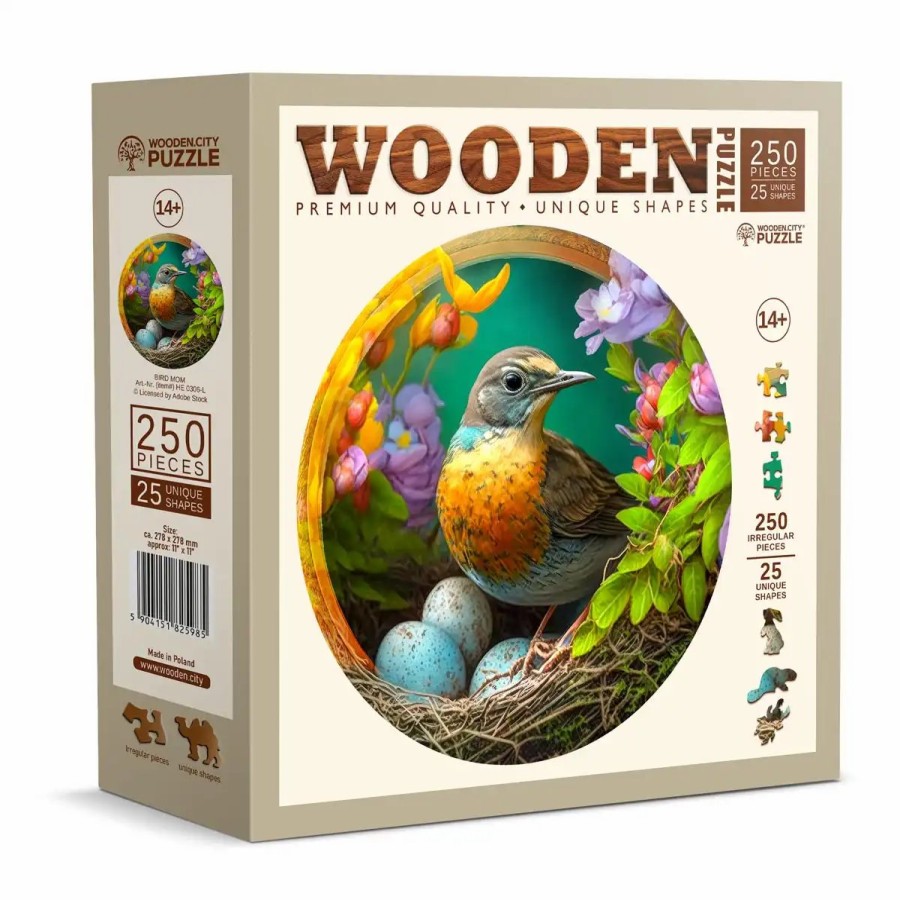 Wooden Jigsaw Puzzles Wooden City | A Mother'S Love In Bloom 250 Wooden Puzzle