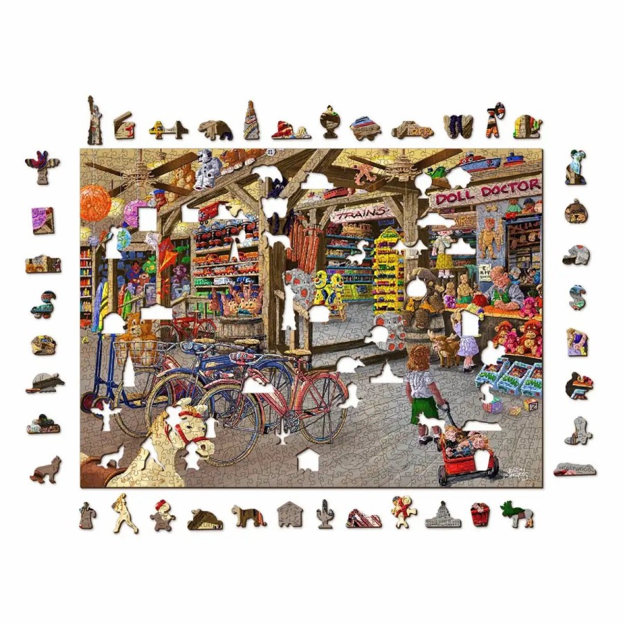 Wooden Jigsaw Puzzles Wooden City | In The Toyshop 1000 Wooden Puzzle