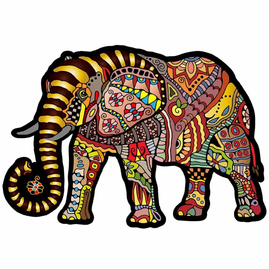 Wooden Jigsaw Puzzles Wooden City | Magic Elephant 250 Wooden Puzzle