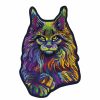 Wooden Jigsaw Puzzles Wooden City | Rainbow Wild Cat 140 Wooden Puzzle