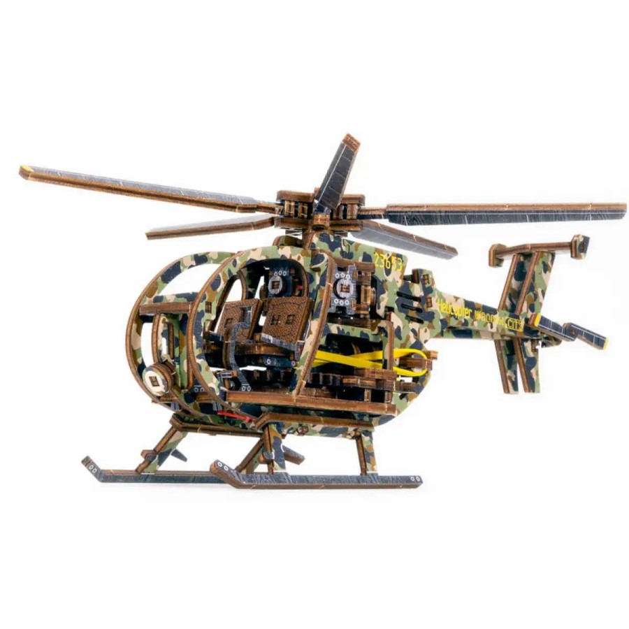 3D Wooden Puzzles Wooden City | 3D Wooden Helicopter Puzzle – Helicopter Limited Edition