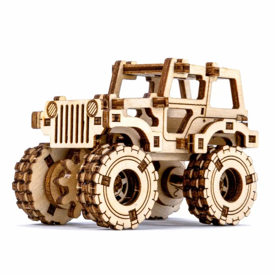 3D Wooden Puzzles Wooden City | 3D Wooden Car Puzzle – Monster Truck 1