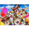 Wooden Jigsaw Puzzles Wooden City | Cat Party 500 Wooden Puzzle