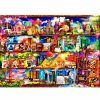 Wooden Jigsaw Puzzles Wooden City | World Travel Bookshelf 500 Wooden Puzzle