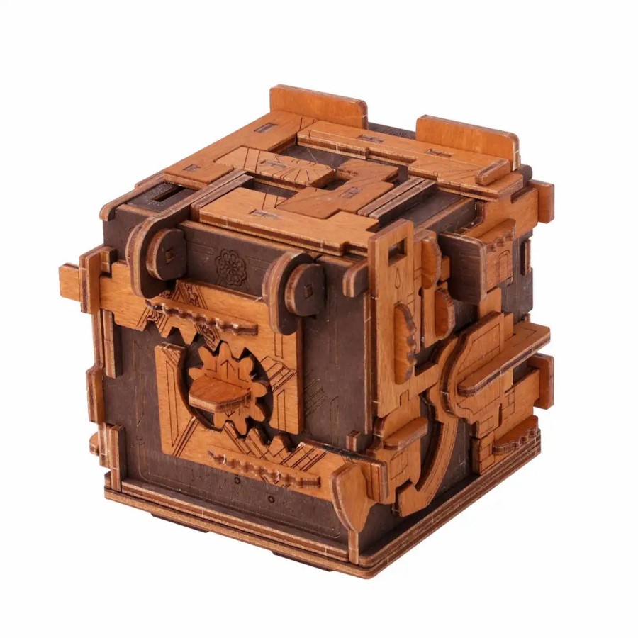 3D Wooden Puzzles Wooden City | 3D Wooden Box Puzzle – Escape Room Puzzle Box