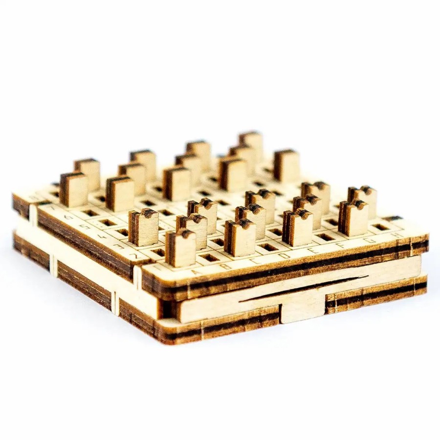 3D Wooden Puzzles Wooden City | 3D Wooden Game Puzzle – Checkers