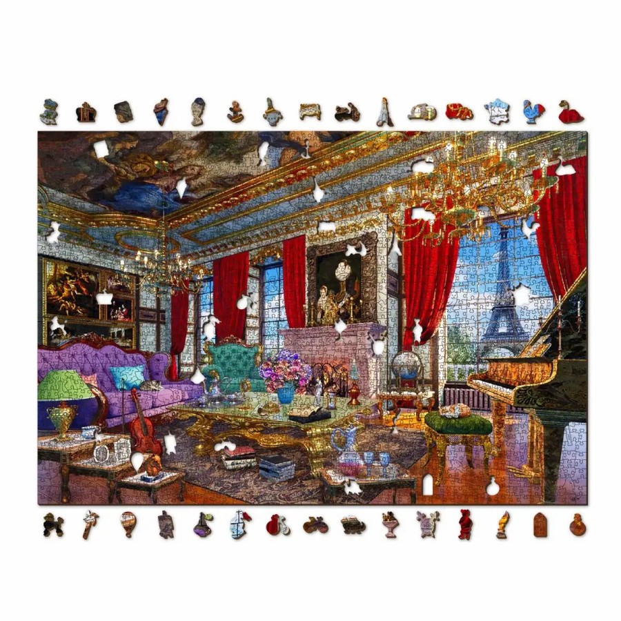 Wooden Jigsaw Puzzles Wooden City | Palace In Paris 2000 Wooden Puzzle