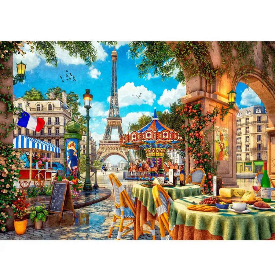 Wooden Jigsaw Puzzles Wooden City | Paris Day Out 500 Wooden Puzzle