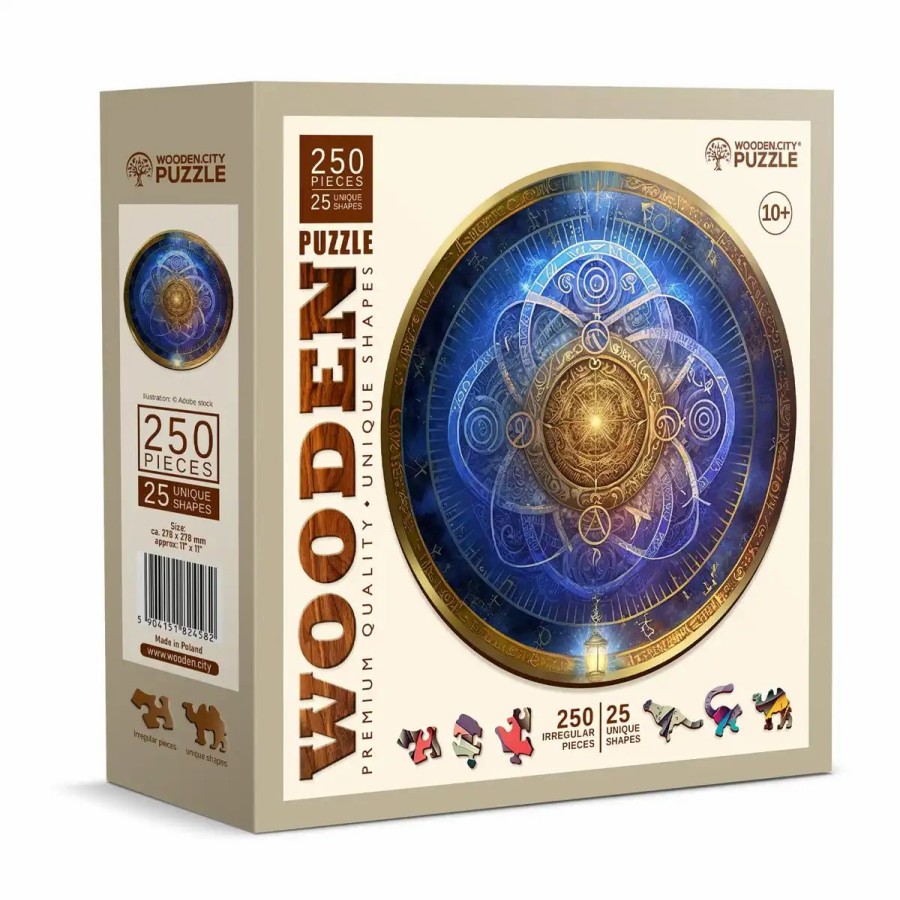 Wooden Jigsaw Puzzles Wooden City | Blue Zodiac 250 Wooden Puzzle