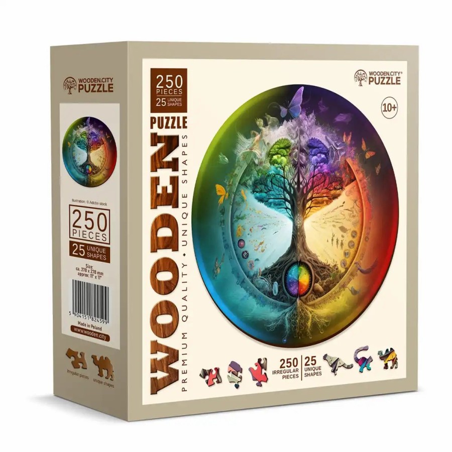 Wooden Jigsaw Puzzles Wooden City | Tree Of Life 250 Wooden Puzzle