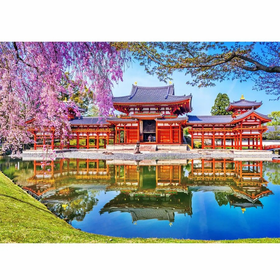 Wooden Jigsaw Puzzles Wooden City | Byodo-In Temple, Kyoto, Japan 500 Wooden Puzzle