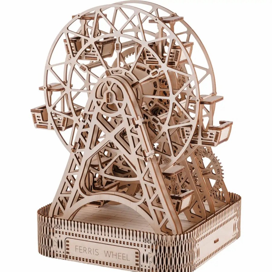 3D Wooden Puzzles Wooden City | 3D Wooden Decoration Puzzle – Ferris Wheel