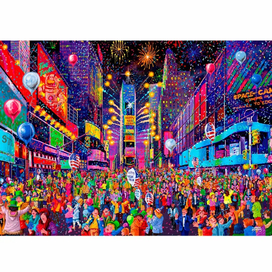 Wooden Jigsaw Puzzles Wooden City | New Year'S Eve 750 Wooden Puzzle