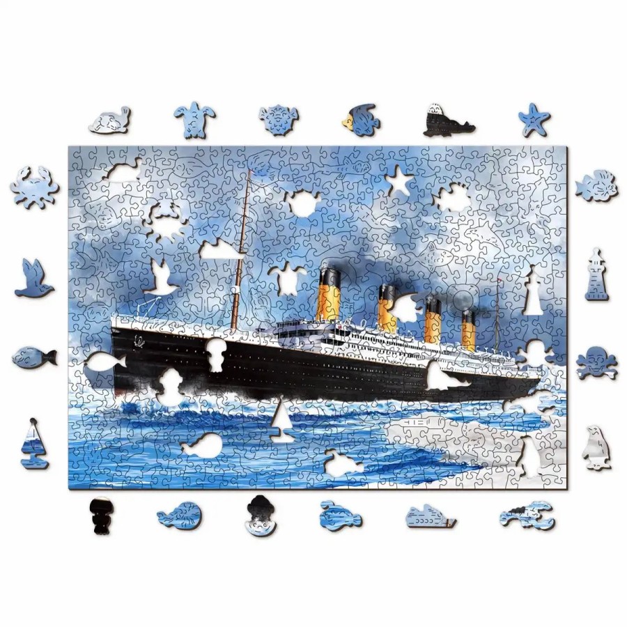 Wooden Jigsaw Puzzles Wooden City | Titanic 500 Wooden Puzzle