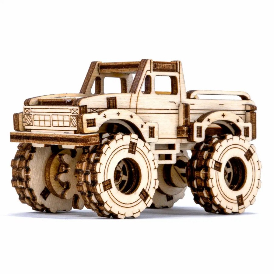 3D Wooden Puzzles Wooden City | 3D Wooden Car Puzzle – Monster Truck 4