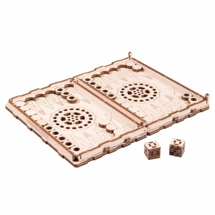 3D Wooden Puzzles Wooden City | 3D Wooden Game Puzzle – Backgammon Short